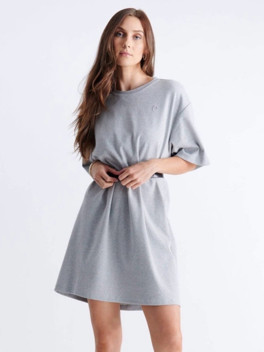 EMMA KNUDSEN • The Perfect T-Shirt Dress in White